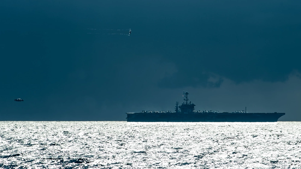 Carrier operations at sea